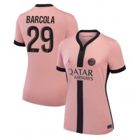 Maglia Calcio Paris Saint-Germain Bradley Barcola #29 Terza Divisa Donna 2024-25 Manica Corta